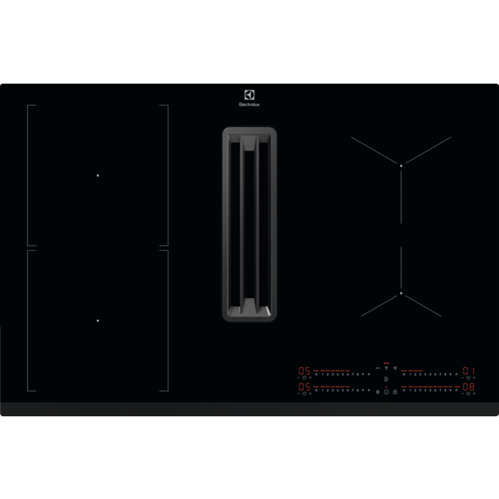 600 Induction ExtractorHob 80 cm
