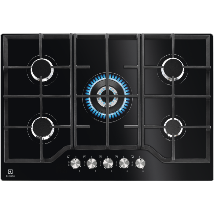Gas on Glass hob 75cm