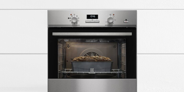 Bread baking in the Electrolux oven