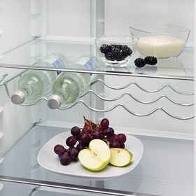 Wine bottle shelf in Electrolux fridge freezer